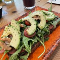 Veganised toast with pesto, arugula and avocado   at La Mala Brunch - Setas in Sevilla