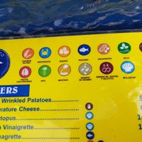 Use the allergy key as a guide at Terraza Angor in Gran Canaria