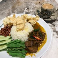 Vegetarian Nasi Lemak without onion and eggs. Required to remove eggs. at SIN - PappaRich - T2 in East Singapore