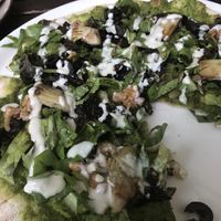 Spring pesto pizza   at Pandhal Cafe and Deli in Fort Kochi