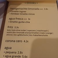 Alkoholfreie Getränke  at Taquería 341 in Kassel
