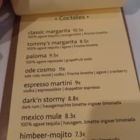 Cocktails at Taquería 341 in Kassel