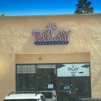 Outside at Talay Thai in Palm Desert