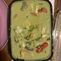 Green curry with tofu  at Talay Thai in Palm Desert