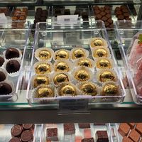 Caramello yellow truffles  #Veganuary at Exquisite Chocolates of Carlisle in Carlisle