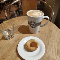 Caramel dream and pumpkin latte at Espresso House - Västerlånggatan in Stockholm
