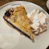 Blabarsapj con panna vegan at Espresso House - Västerlånggatan in Stockholm