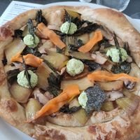 Pizza del samurai at Pit'sa in Bergamo