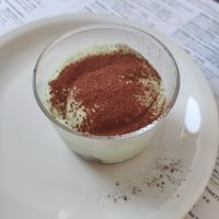 Tiramisù alla menta at Pit'sa in Bergamo