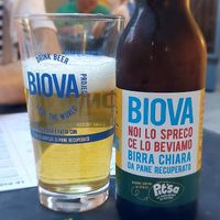 Beer made of leftover pizza crusts at Pit'sa in Bergamo