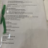 Menu   at Pit'sa in Bergamo