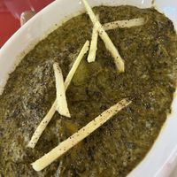 Saag aloo  at Green Chili Indian Restaurant in Dayton