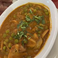 Mutter mushrooms   at Green Chili Indian Restaurant in Dayton