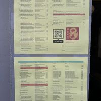 Menu  at bao in San Francisco