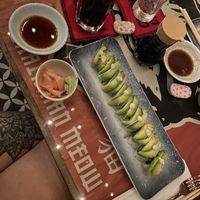 Sushi with vegan fried chicken -  great flavours!  at Chow Chow in Canggu