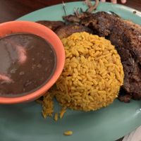 Beyond with rice and beans  at Cuban Kitchen in San Mateo