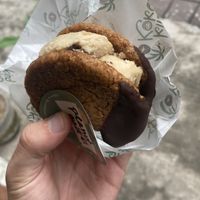 Peanut butter ice cream sandwich  at Kind Koko in Gianyar