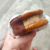 Peanut butter ice cream sandwich at Kind Koko in Gianyar