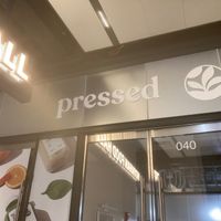 Front of stall inside train terminal at Pressed - Moynihan Train Hall in New York City