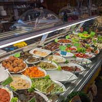 Deli counter. at Meze Haus Mittelmeerfeinkost in Berlin
