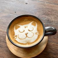 Coffe with soy, almond, oat and coconut option  at RiZE in Canggu