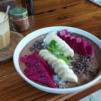 Cocoa smoothy bowl at RiZE in Canggu