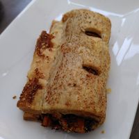 Vegan "sausage" roll (December 2022) at Golden Acre Park in Leeds