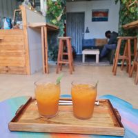 Delicious fresh mixed tropical fruit juice. at DidikoBag in Pointe-a-pitre