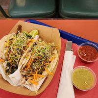 thai tacos at Our Food Is Art Restaurant and Bar in Crestone