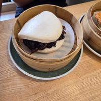 Vegan bao mushroom at Mamma Bao in Munich