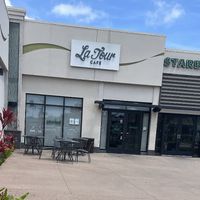 Outside of their restaurant  at Planted By La Tour Cafe in Honolulu