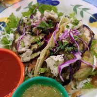 Eggplant tacos at Taco Beach Grill in Seminyak