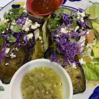 Eggplant taco   at Taco Beach Grill in Seminyak