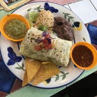 Spicy Chorizo Burrito  at Taco Beach Grill in Seminyak