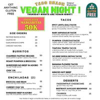  at Taco Beach Grill in Seminyak