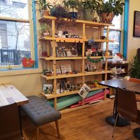 Local artist creations for sale at Bridge Community Café in Ypsilanti