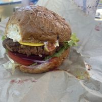 Vego burger made vegan  at The Green Galley in Coffs Harbour