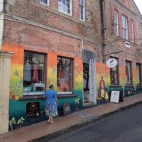 Easy place to find. at House of Chocolate Grenada Museum in St Georges