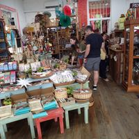 Just part of the store and what is avialable. at House of Chocolate Grenada Museum in St Georges