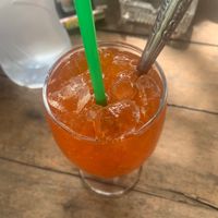 Lemon ice tea at Captain Chim's Guesthouse Restaurant in Kep
