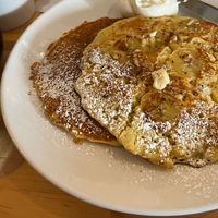 Banana walnut pancakes!   at The Hardware Cafe in Clancy
