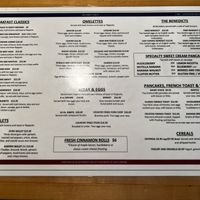 “V" items are vegan  at The Hardware Cafe in Clancy