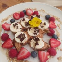 Already took two bites 😊 at Le Carac in Mallorca