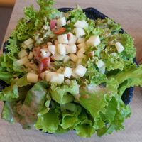 Fruit salad with generous dressing at D'Life Signature 蔬品軒 - Chinatown Pt in Central Singapore