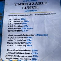   at Chef Kareem's UnBelizeable Lunch in Caye Caulker