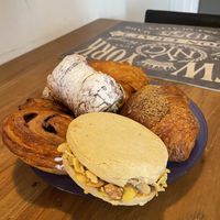 Sample of pastries   at Craft Vegan Bakery Botánico in Buenos Aires