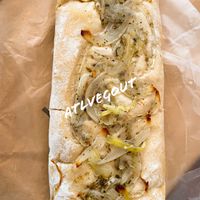 Onion focaccia   at Craft Vegan Bakery Botánico in Buenos Aires