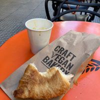 Croissant at Craft Vegan Bakery Botánico in Buenos Aires
