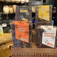 Vegan treats at Craft Vegan Bakery Botánico in Buenos Aires