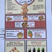 Menu  at Bing Go in Dusseldorf